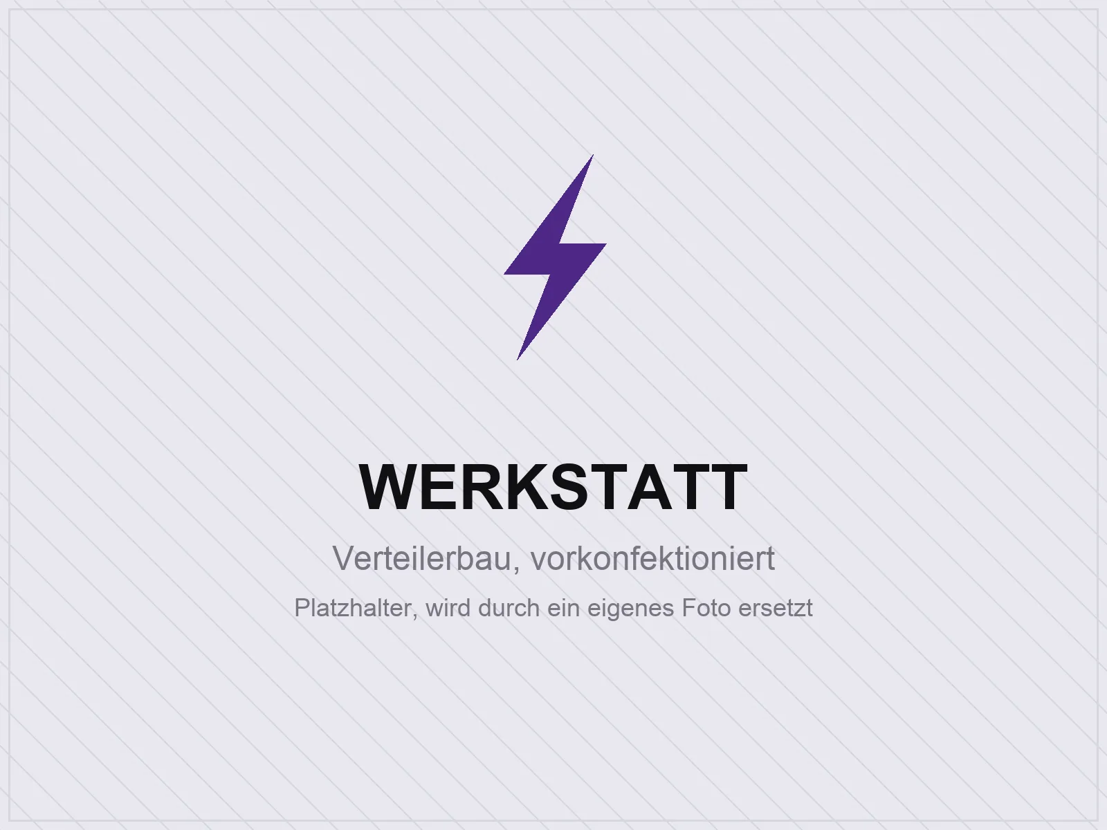 Vorkonfektionierte Verteilerkomponenten in der Werkstatt